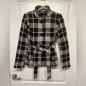 Medium plaid wool blend Forever 21 coat